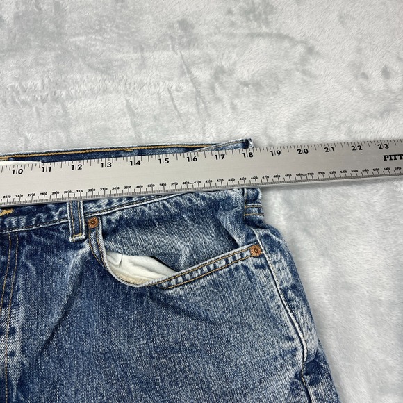 Vinatge Levi's 505 Jeans Mens 38x30 Blue Denim Regular Fit Straight Leg Outdoor - Picture 5 of 10
